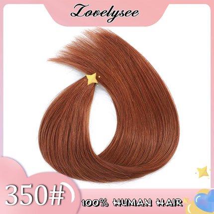 Straight V-shaped Clip in Human Hair Extensions 100% Remy Human Hair Brazilian Dark Brown Soft Hair for Women 100G 120G 140G