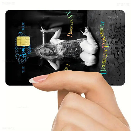 Trendy Pop Singer Addison Rae 'Diet Pepsi' New Muisc Album Anime Young Debit Card Sticker Film Case Front Tape Small Big Chip