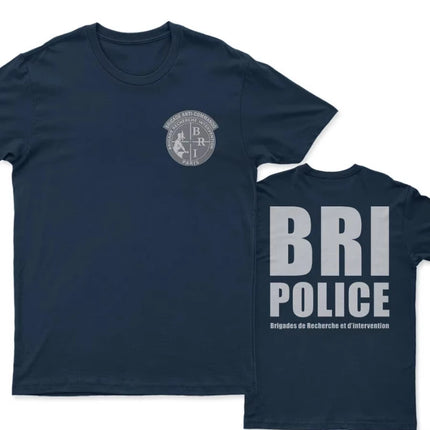 French Brigade Researche Intervention BRI Brigade Anti-commando T-Shirt 100% Cotton O-Neck Short Sleeve Casual Mens T-shirt