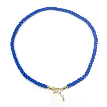 20Pcs Exaggerated Boho Metal Necklace Women Handmade Vintage Rope Nylon DIY Jewelry Making Accessories Wholesale
