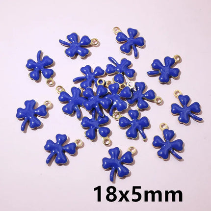 20pcs 18x5mm Stainless Steel Fish Enamel Charms Pendant Stainless Steel DIY Jewelry Making Accessories Findings