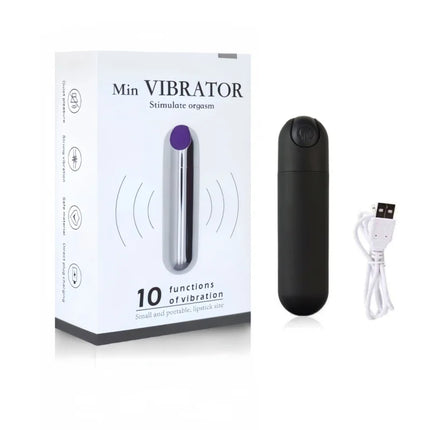 USB Charge 10-Speed Mini Bullet Vibrator Clitoris Stimulator G-Spot Vagina Massage Adult Sex Toys for Women Gay Female Masturbation