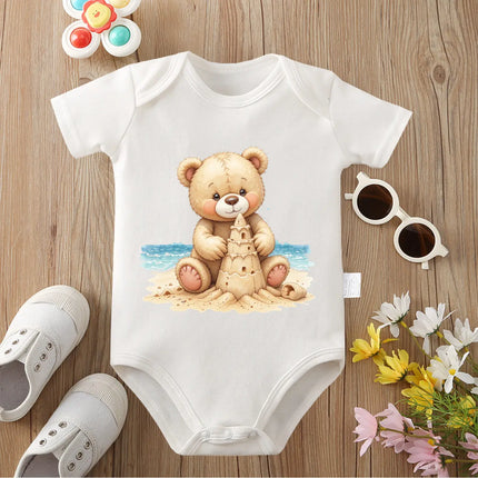 100% Cotton Bodysuit Cute Baby Bear/ I Like Nature Onesie Comfortable Cloths for Baby Jumpsuit for 0 To 12 Months Newborn