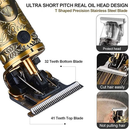 Portable Mens Beard Hair Clipper T9 Professional Electric Hair Cutting Rechargeable Hair Clipper Barber/Hair Clipper Accessories