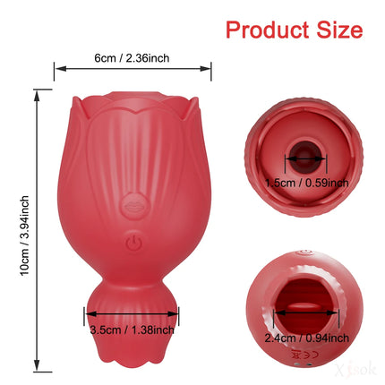 Clitoris Sucker for Women Tongue Licking Vacuum Sucking Clitoris Stimulator Female Masturbation Adult Goods Sex Toy for Women
