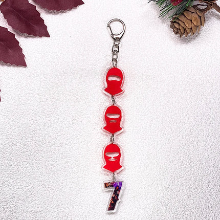 1/7Pcs Korean K-Pop Fan Boy Band Bangtan Boys Keychain Accessories Acrylic Charms Pendant For Bag Key Holder Backpack Decoration