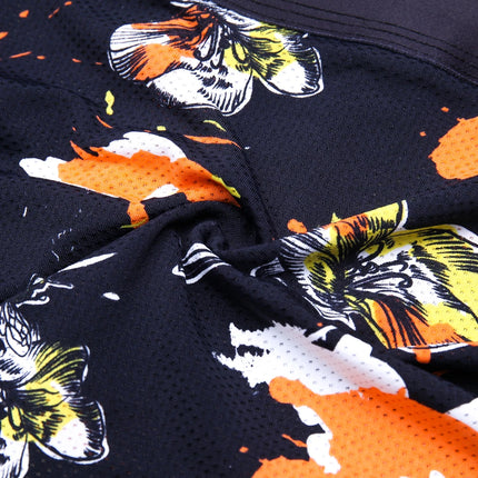 Men's Breathable Ice Silk Printed Boxer Briefs Underwear Fashionable Male Panties Comfortable Calzoncillo Hombre