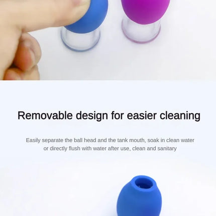 Silicone Cupping Massage Cup For Body Face Neck Eye Massager Vacuum Tank Body Facial Care, Anti-aging Beauty Tool