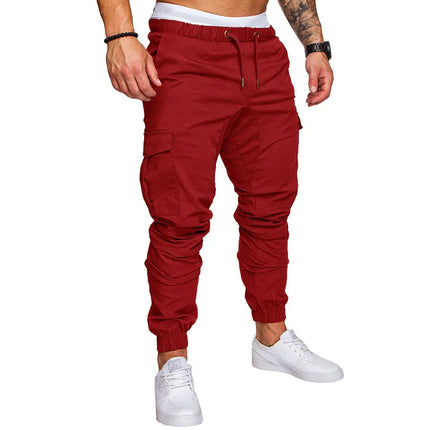 High Quality Khaki Casual Pants Men Military Tactical Joggers Camouflage Cargo Pants Multi-Pocket Fashions Black Army Trousers