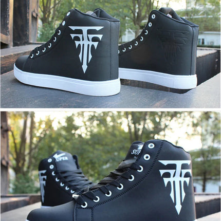White Sneakers Man Vulcanized Sneakers Male Comfortable High Top Shoes Men Autumn Spring 2022 Fashion Mens Shoes Vulcanize Shoes