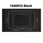 1500Pcs Mat Black