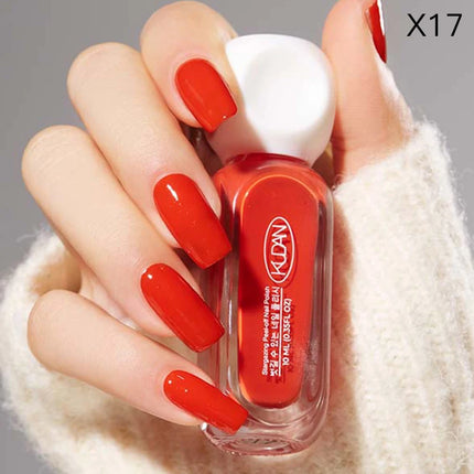 1PC 10ml Glass Bottle Water-Based Peel Off Nail Polish For Nails Colorful Chrome Varnish  Nail Art DIY Manicure No Need Lamp