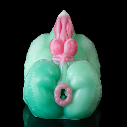 SHAZ 2.1kg Heavy Masturbation Cup, Medical-grade Liquid Silicone, Two Channel Onahole Stroker Male Masturbator Adult Toy for Men