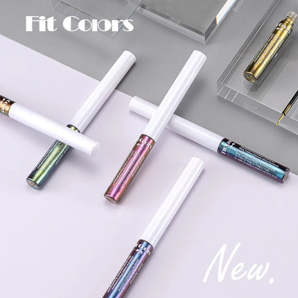 Chameleons Eyeliner Liquid Pearl Gloss Shiny Metallic Eyeshadow Liner Multi Chrome Color Aurora Eye Makeup Glitter Pigment