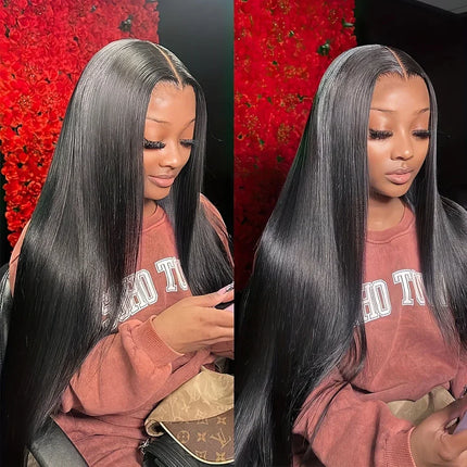 Glueless Wigs Human Hair 7x5 Pre Cut Lace Closure 13x6 Straight HD Lace Frontal Human Hair Wigs For Women Pre Pluck Wear And Go
