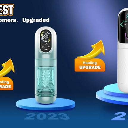 KUSHOR Heating Automatic Male Masturbator AI & APP Control Blowiob Machine Pocket Pussy Penis Pump LCD Display Sex Toys for Men