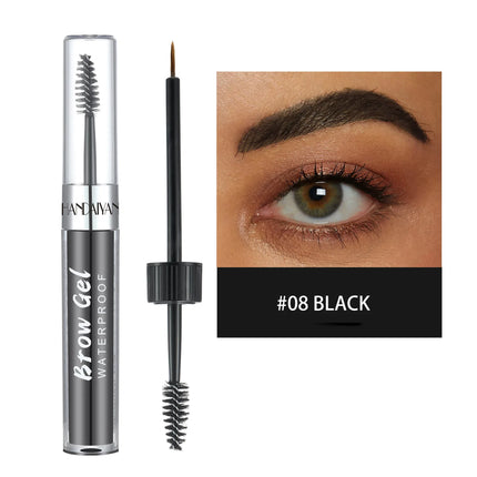 HANDAIYAN Eyebrow Tattoo Gel Semi-permanent Waterproof Lasting Eye Brow Tint Dye Black Brown Eyebrow Dyeing Cream Women Makeup