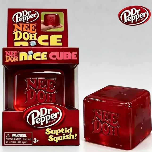 McNeedoh Burger Nee Doh Super Solid Squish Fidget Toy Stress Relief Hamburger Squeeze Sensory Toy