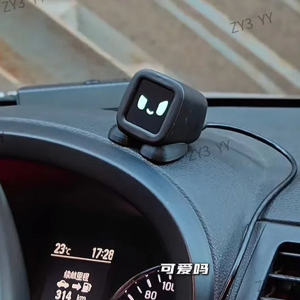 New arrivals hot sale Mengqiu Mos Car-Mounted Expression Robot Can Use Smart Toys With Desktop Ornaments In Family Cars Offline