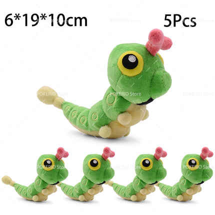 Wholesale Pokemon Plush 5Pcs/Lot Mimikyu Caterpie Oddish Garchomp Phantump Umbreon Sylveon Stuffed Animal Peluche Christmas Gift