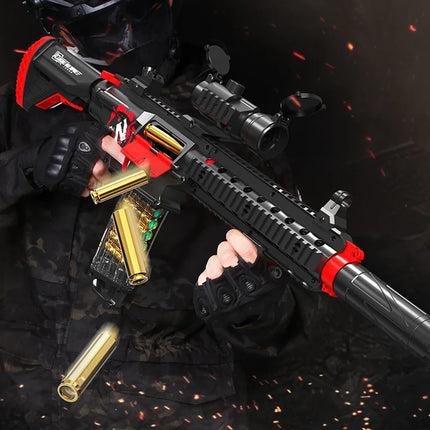 Children's Electric Continuous Firing Hand Automatic Throwing Shell M416 Soft Bullet Gun Can Fire Soft Bullet Gun Model Toy Gun
