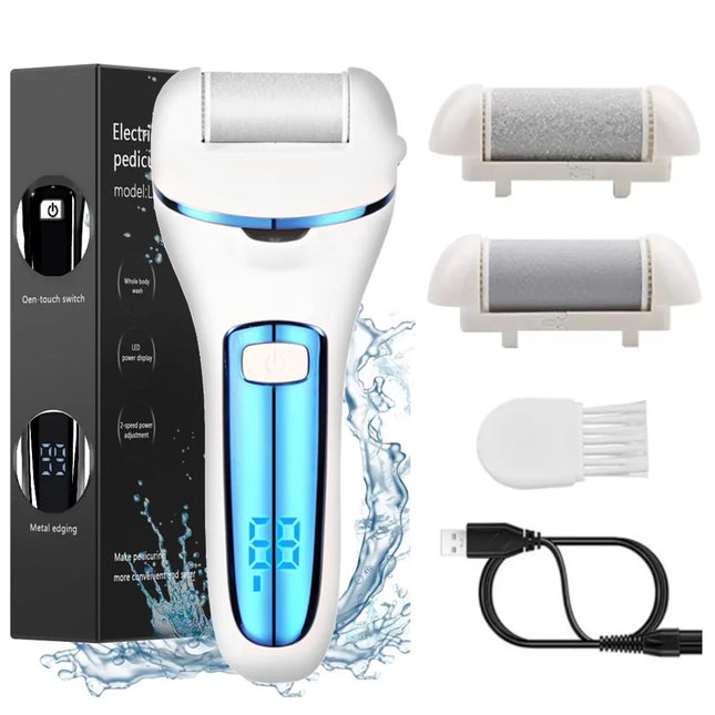 Rechargeable Electric Foot File Callus Remover Machine Pedicure Device Foot Care Tools Feet for Heels to Remove Dead Skin