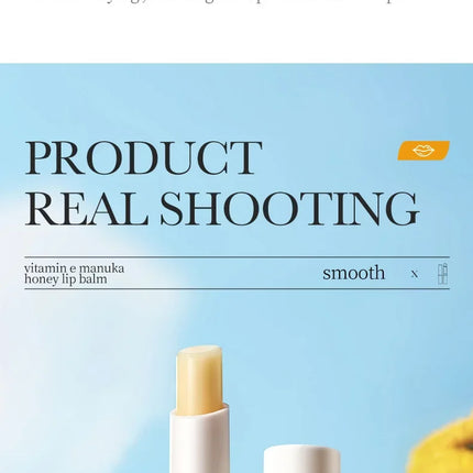 BIOAQUA Vitamin E Honey Lip Balm Moisturizing Anti Cracking Nourishing Nourishing Lipstick Lips Skin Care Products