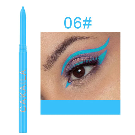 New Colored Eyeliner Set Waterproof Eyeliner Pencil Long Lasting Matte Eye Liner for Women Makeup Cosmetic Beauty Tool 12pcs/Box