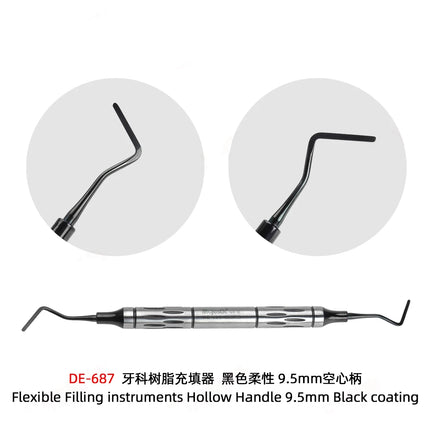 Dental Resin Filling & Shaping Tool Set, Composite Restoration Instrument with Carver, Polisher & Placement Kit.