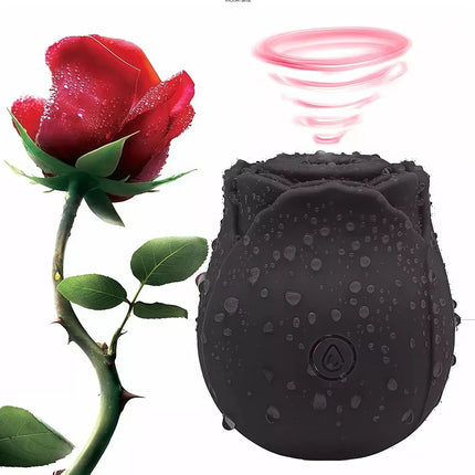 3 in 1 Sucking Vibrator Rose Sex Toy Vaginal Nipple Clitoral Sucking Stimulator for Women G-Spot Vibrator Adult Couples Sex Toys