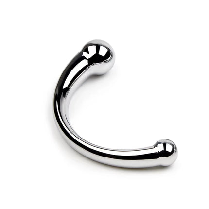 Double Ended Stainless Steel G Spot Wand Prostate Massage Stick Pure Metal Penis P-Spot Stimulator Anal Plug S&M anal dilator