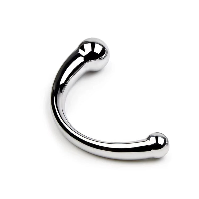 Double Ended Stainless Steel G Spot Wand Prostate Massage Stick Pure Metal Penis P-Spot Stimulator Anal Plug S&M Anal Dilator