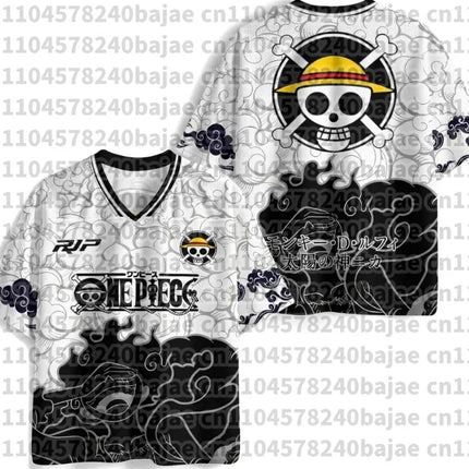 2026 New Summer Japanese Anime One Piece Zoro Luffy 3D Quick-Drying T-Shirt Plus Size for Men Women Children's Top Jersey Gift