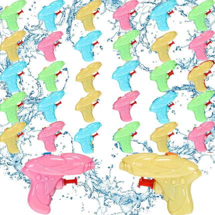 24-100Pcs Mini Water Gun for Kids Colorful Blaster Squirt Pistol Small Fun Water Gun Bulk for Outdoor Beach Game Summer Swimming