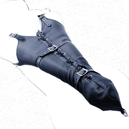 Sm Bundled Sexy Uniform Backhand Back Bondage Restraint Bdsm Adult Sex Games Arm Binder Hand Cuffs Harness Sleeves Armbinder