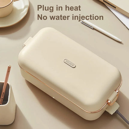 45W Electric Lunch Box Office Heated Lunch Box Portable Water-free Food Heater 304 stainless steel Insulated Lunch Box 800ml