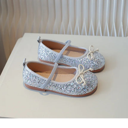 Glitter Little Mermaid Princess Shoes for Girls Stylish Evening Dress Shoes Girl Bling Birthday Wedding Party Shoes Kids