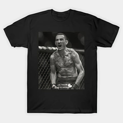 UFC Max Holloway Theme Summer 2026 Collection - Pure Cotton Printed Fashion Casual T-Shirt Suitable for Both Men and Women