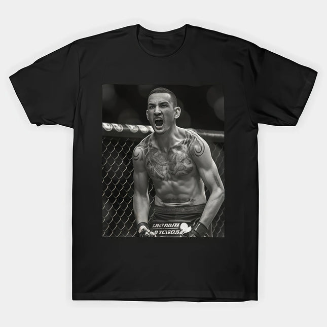 UFC Max Holloway Theme Summer 2026 Collection - Pure Cotton Printed Fashion Casual T-Shirt Suitable for Both Men and Women