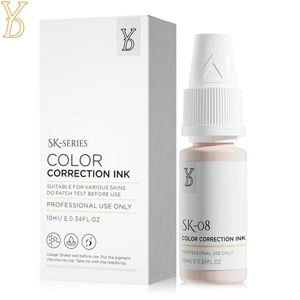 YDPMU 10ML Skin Camouflage Pigment Semi Permanent Makeup Tattoo Ink for Scar Vitiligo Stretch Mark Conceal Restore Skin Tones