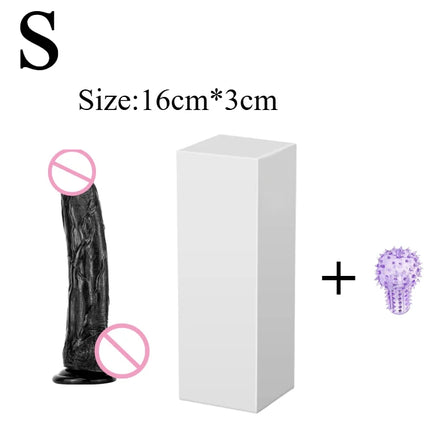 Realistic Dildo, Powerful Suction Cups for G-spot Stimulation and Anal Play,Ultra Soft Lifelike Fake Penis Dildos Adult Sex Toy