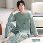 Men's size l recommended 50-65kg / Long-sleeved suit-a1509 double pockets