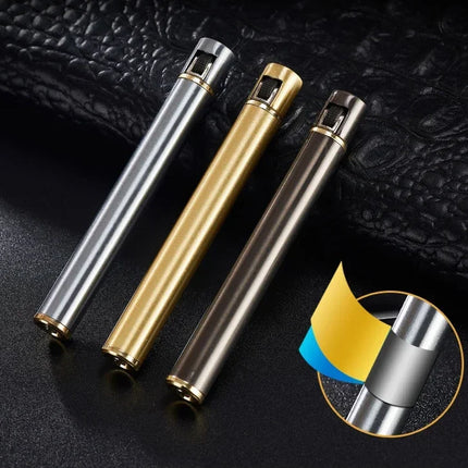 Fastshipping Mini Compact Open Flame Lighter Metal Grinding Wheel Lighter Portable Can Place Cigarette Box Smoking Accessories