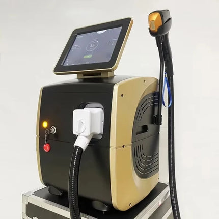 Soprano  Best Hair Removal Laser Brand New Black Ice Platinum Cooling System 808nm Diode Laser Hair Removal Machine 4 Wavele