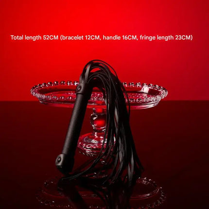 BDSM Spanking Kit,Flogger Whip Riding Crop & Leather Paddle,Impact Play Sex Toys for Couples Punishment Game Adult Punishment