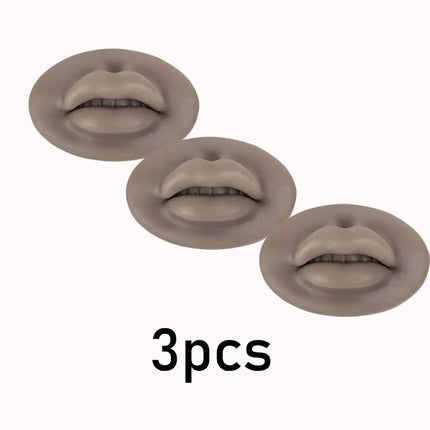 5D Dimensional Lip Practice Skin Microblading Permanent Makeup Soft Film Silicone PMU Lip Mold Beginner Tattoo Supplies Tool