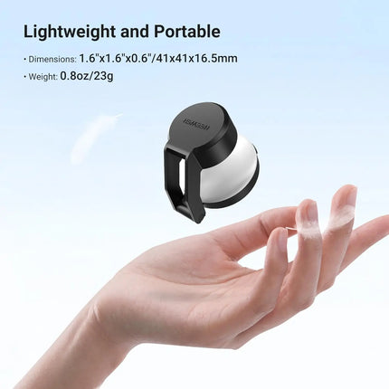 NEEWER Mini LED Auxiliary Fill Light For DJI OSMO Pocket 4 Gimbal Camera, 200mAh with 3 CCT Modes & USB C Charging, Lightin