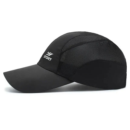 Spring Summer New Sports Hats Men's Sun Hats Outdoor Quick Drying Fabric Baseball Net Caps Sunscreen Breathable Caps
