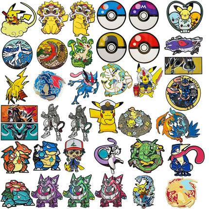 Japanese Anime Pokemon Enamel Pin Men Women's Brooch on Clothes Lapel Pins for Backpack Briefcase Badges Jewelry Accessories
