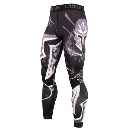2025 New Men's Jiu Jitsu Spats Stappling Compression Tights Pant Training BJJ No Gi Grappling Leggings Gym Fitness Trousers
